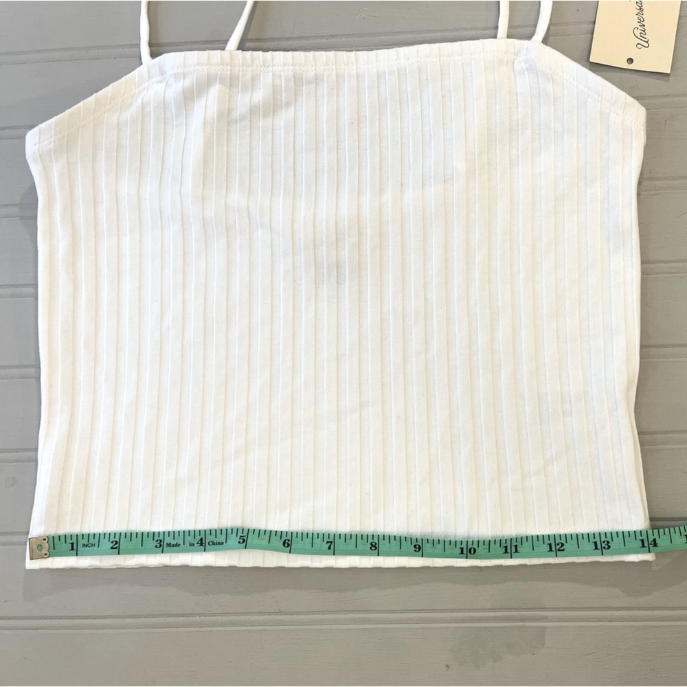 Universal Thread White Ribbed Tank Top - Picture 8 of 11